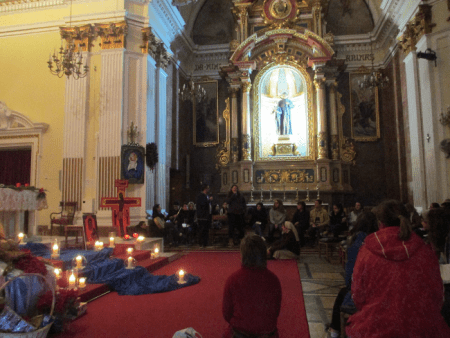 Parroquia san Antonio Abad, durante el encuentro de Taize, en Valencia 2015