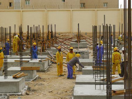 -Trabajadores migrantes en Doha, Qatar. Foto. Amnistía Internacional - 