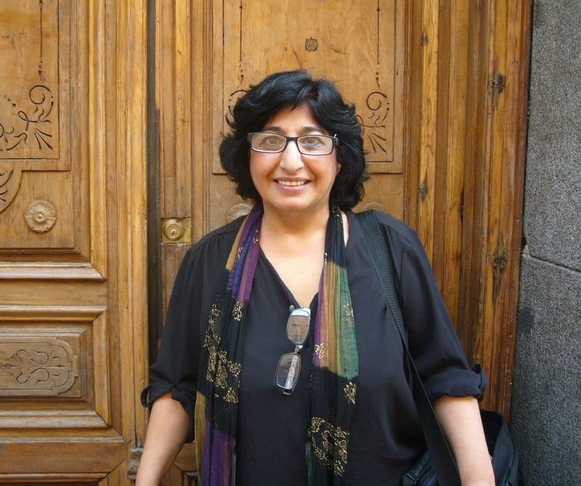Nazanin Armanian participó el pasado mes de septiembre en el Congreso de Teología en Madrid. Foto. I.F.