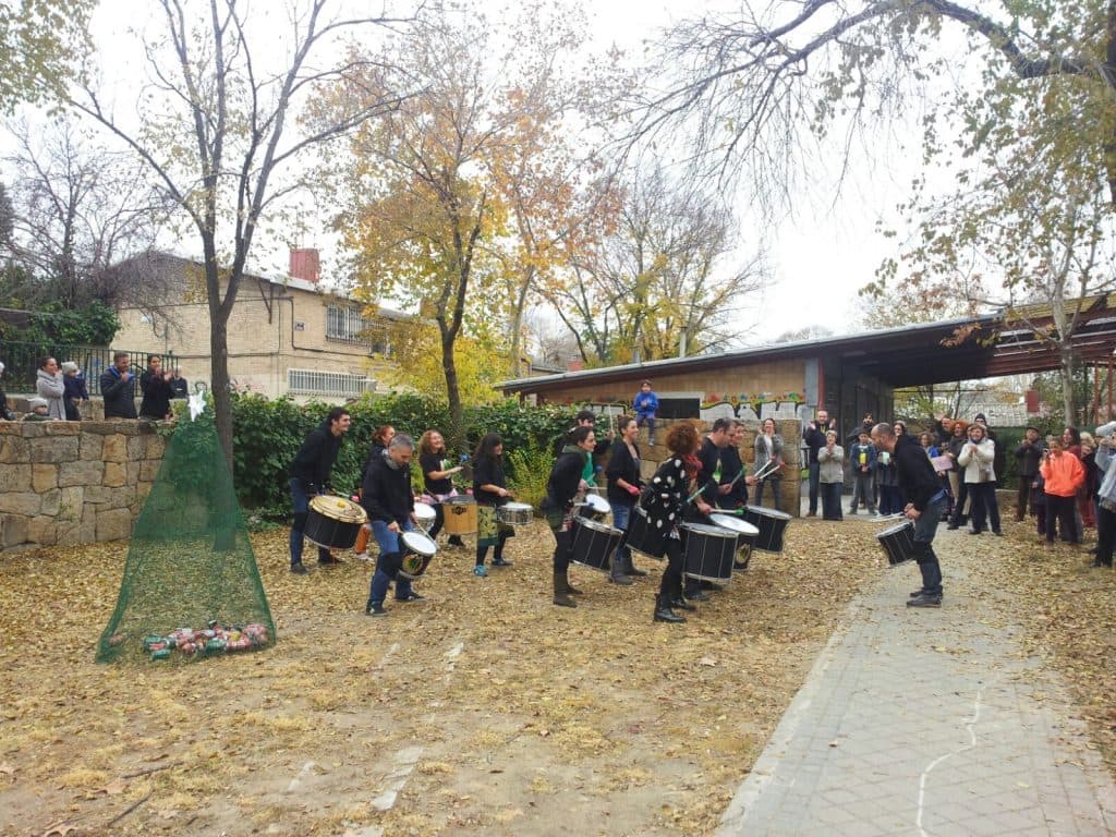 Una reivindicación festiva en la calle. Foto Plataforma +Pobladores+