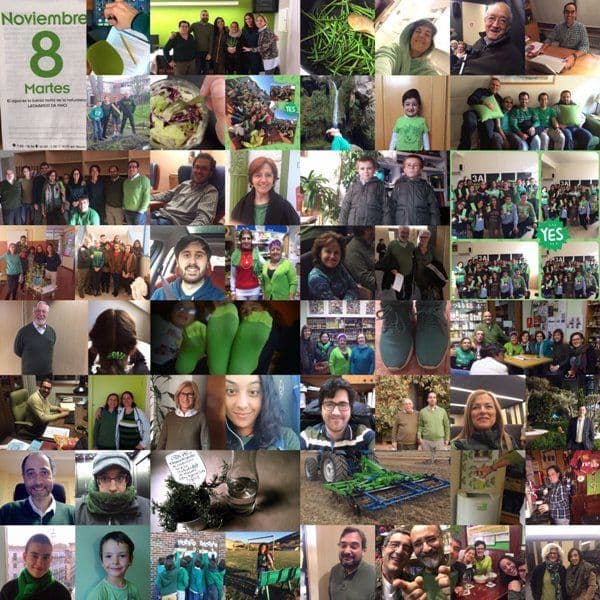 Algunas de las personas participantes en Los martes verdes