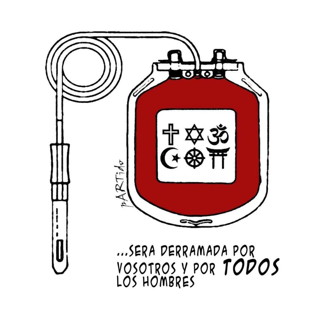 Ante el cambio de la liturgia española la Viñeta de pARTido