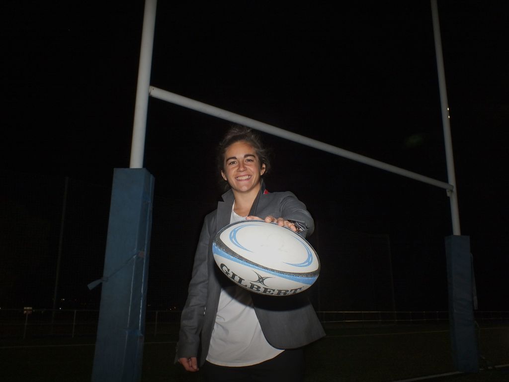 Patricia García, jugadora internacional de rugby nos habla de los valores del rugby y la mujer y el deporte
