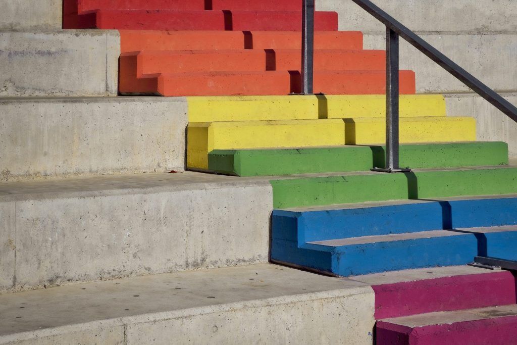 Escalera Arcoiris. Foto: Xavi Cabrera.