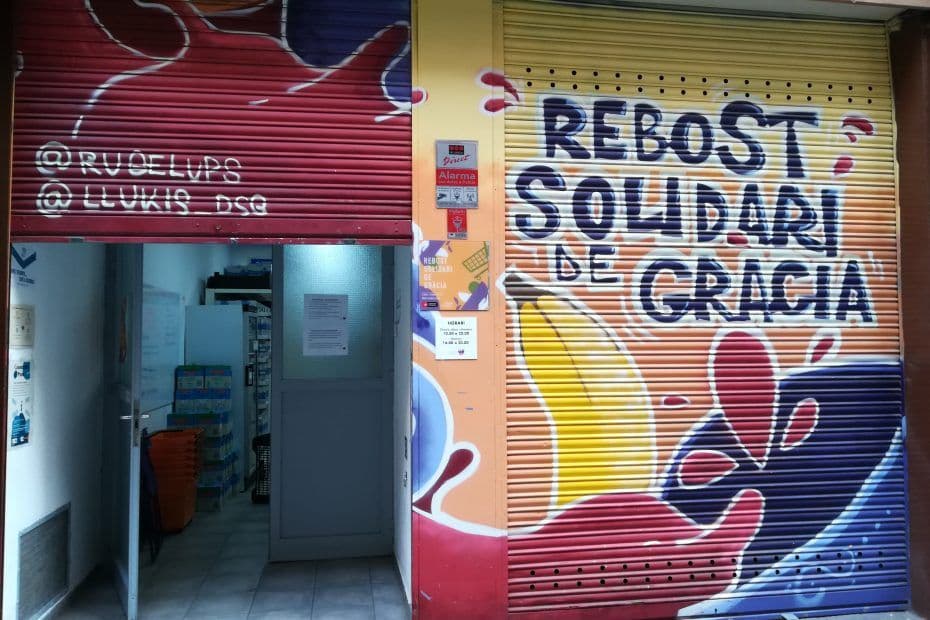 Rebost Solidari de Gracia. Foto: Araceli Caballero